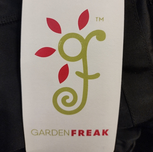 Garden Freak Legging pants with removable Knee Pads Black & Neon Green NWT - Picture 6 of 7